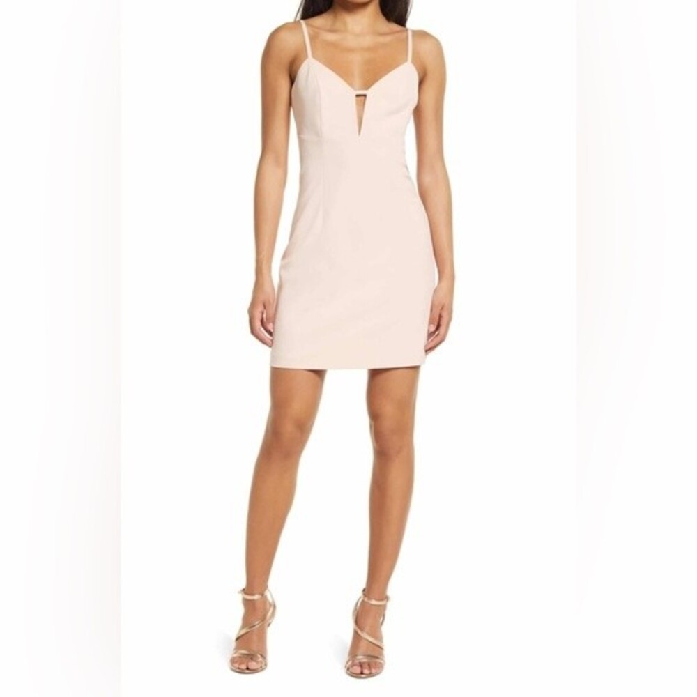 NWT LULUS Sultry Moments Blush Pink Sleeveless Mini
Dress. Size XS.